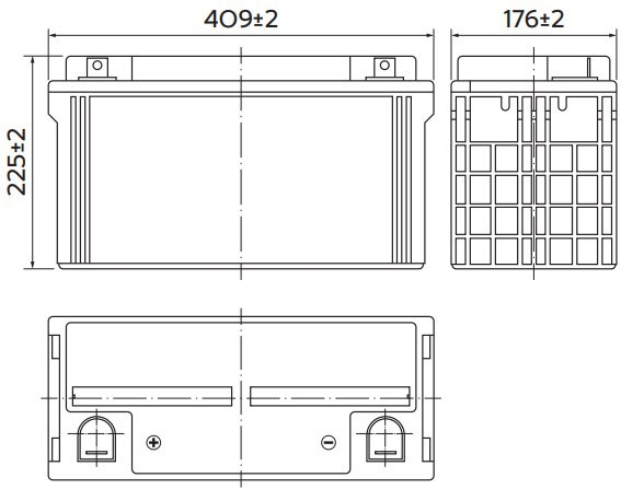 Аккумуляторная батарея YELLOW HRL 12-450W