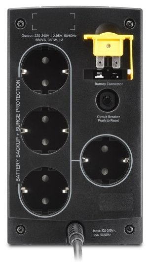 ИБП APC Back-UPS BC650-RSX761
