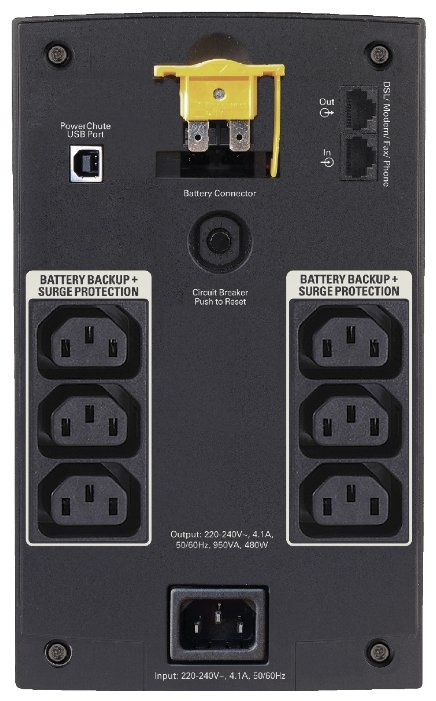 ИБП APC Back-UPS 950VA, 230V, AVR, IEC Sockets