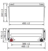 Аккумуляторная батарея Leoch DJM 12150