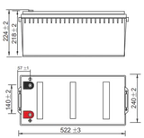 Аккумуляторная батарея Leoch DJM 12200