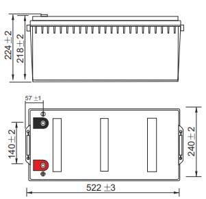 Аккумуляторная батарея Leoch DJM 12200