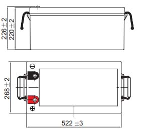 Аккумуляторная батарея Leoch DJM 12250