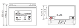 Аккумуляторная батарея Leoch LPC 12-50