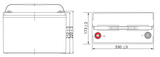 Аккумуляторная батарея Leoch LPC 12-100
