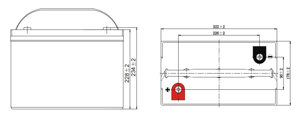 Аккумуляторная батарея Leoch LPG 6-200