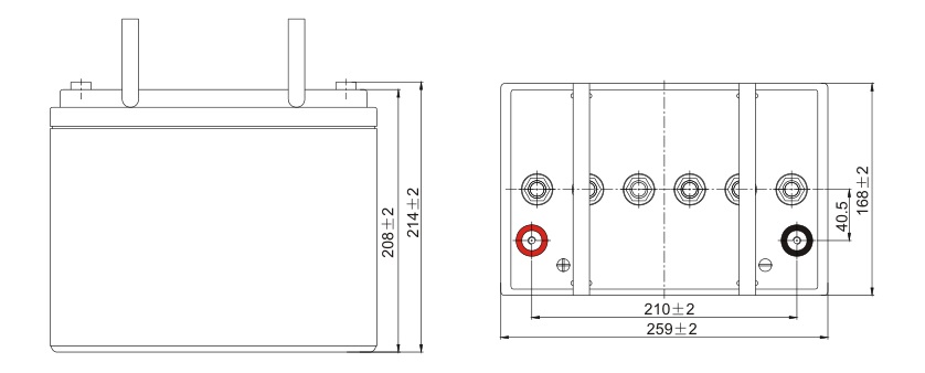 Аккумуляторная батарея Leoch LPG 12-70H