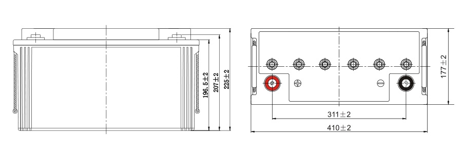 Аккумуляторная батарея Leoch LPG 12-110