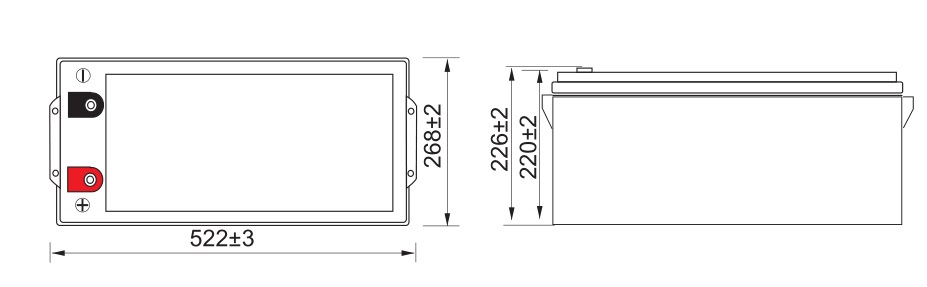 Аккумуляторная батарея Leoch LPG 12-240