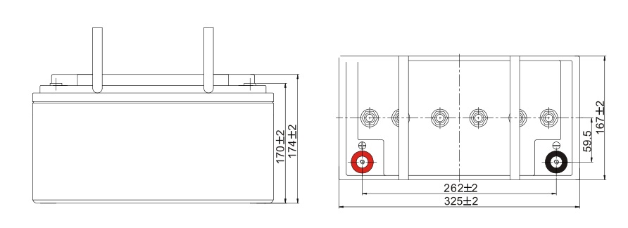 Аккумуляторная батарея Leoch LPG 12-65