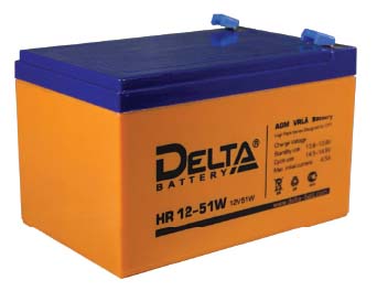 Аккумуляторная батарея Delta battery HR 12-51W