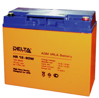 Аккумуляторная батарея Delta battery HR 12-80W