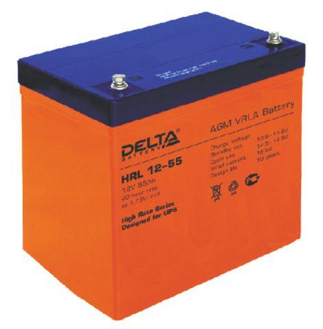 Аккумуляторная батарея Delta battery HRL 12-55