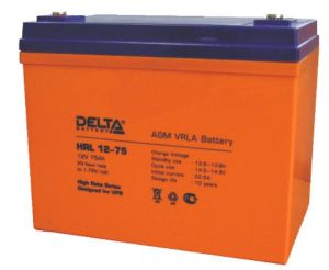 Аккумуляторная батарея Delta battery HRL 12-75