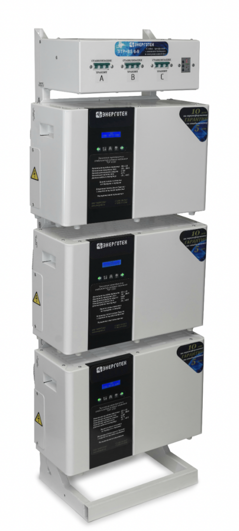 Стабилизатор напряжения Энерготех PRIME 6000х3
