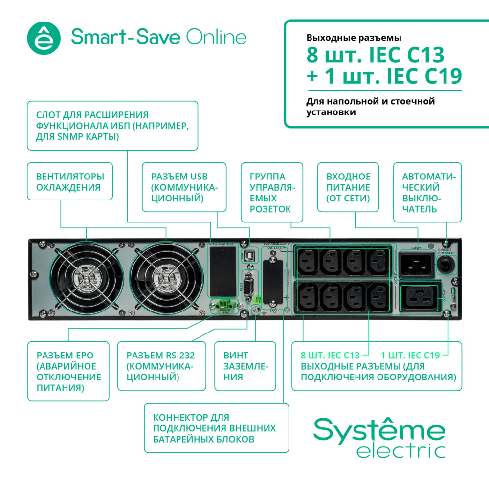 ИБП Systeme Electric SRTSE3000RTXLI