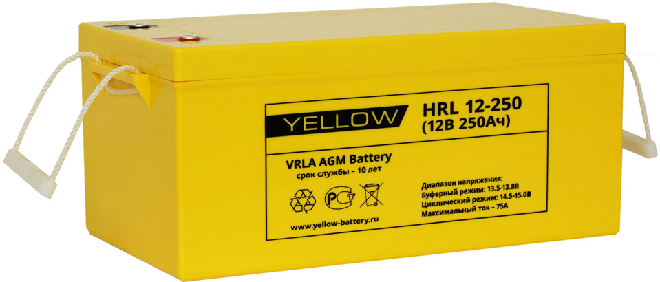Аккумуляторная батарея YELLOW HRL 12-250