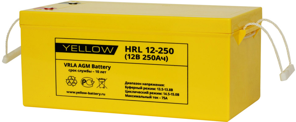 Аккумуляторная батарея YELLOW HRL 12-250
