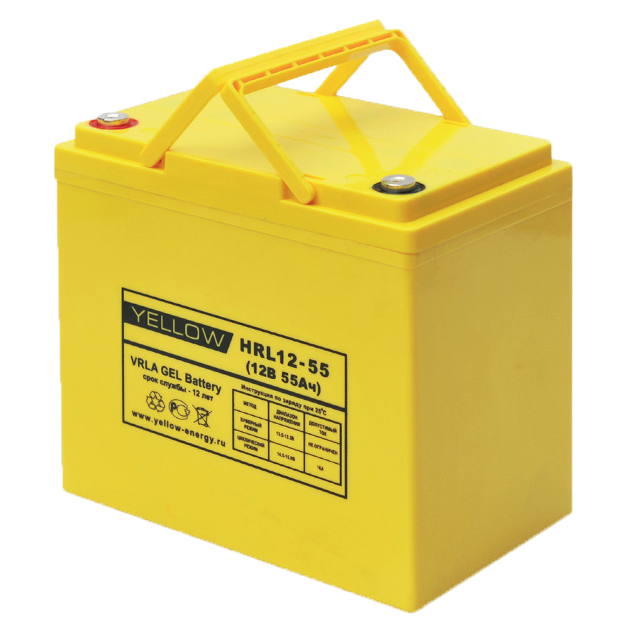 Аккумуляторная батарея YELLOW HRL 12-55