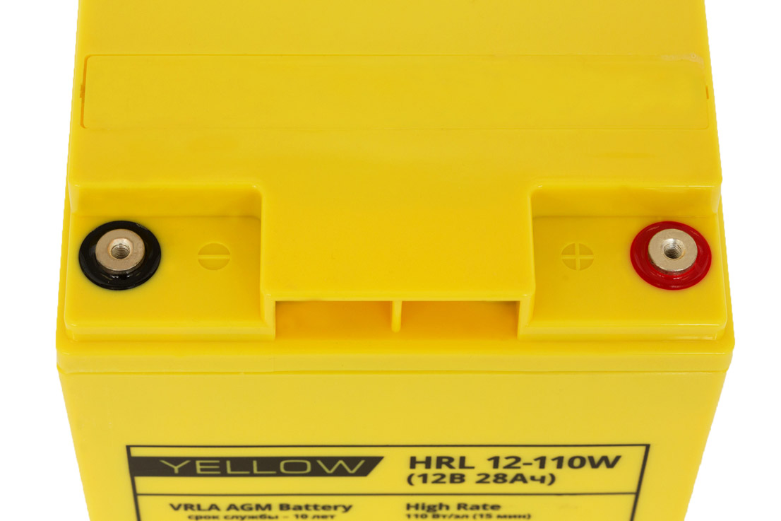 Аккумуляторная батарея YELLOW HRL 12-110W (28 Ач)