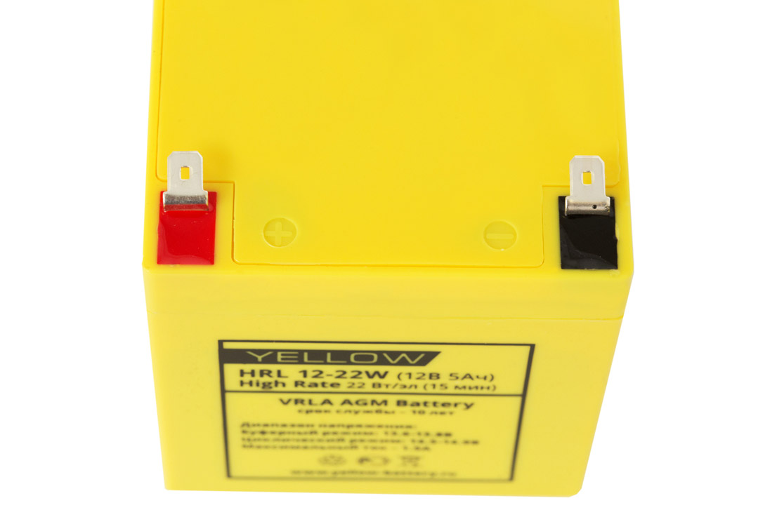 Аккумуляторная батарея YELLOW HRL 12-22W (5 Ач)
